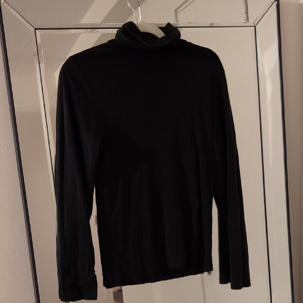 J. Crew Black Perfect Fit Turtleneck
